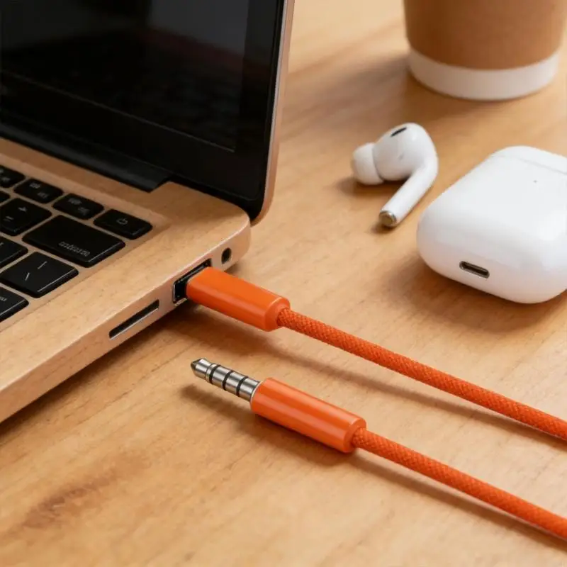 Travel USB C Male To 3.5mm Male Sound Adapter Wire Cable Compatible for Latest Phones And Devices H8WD