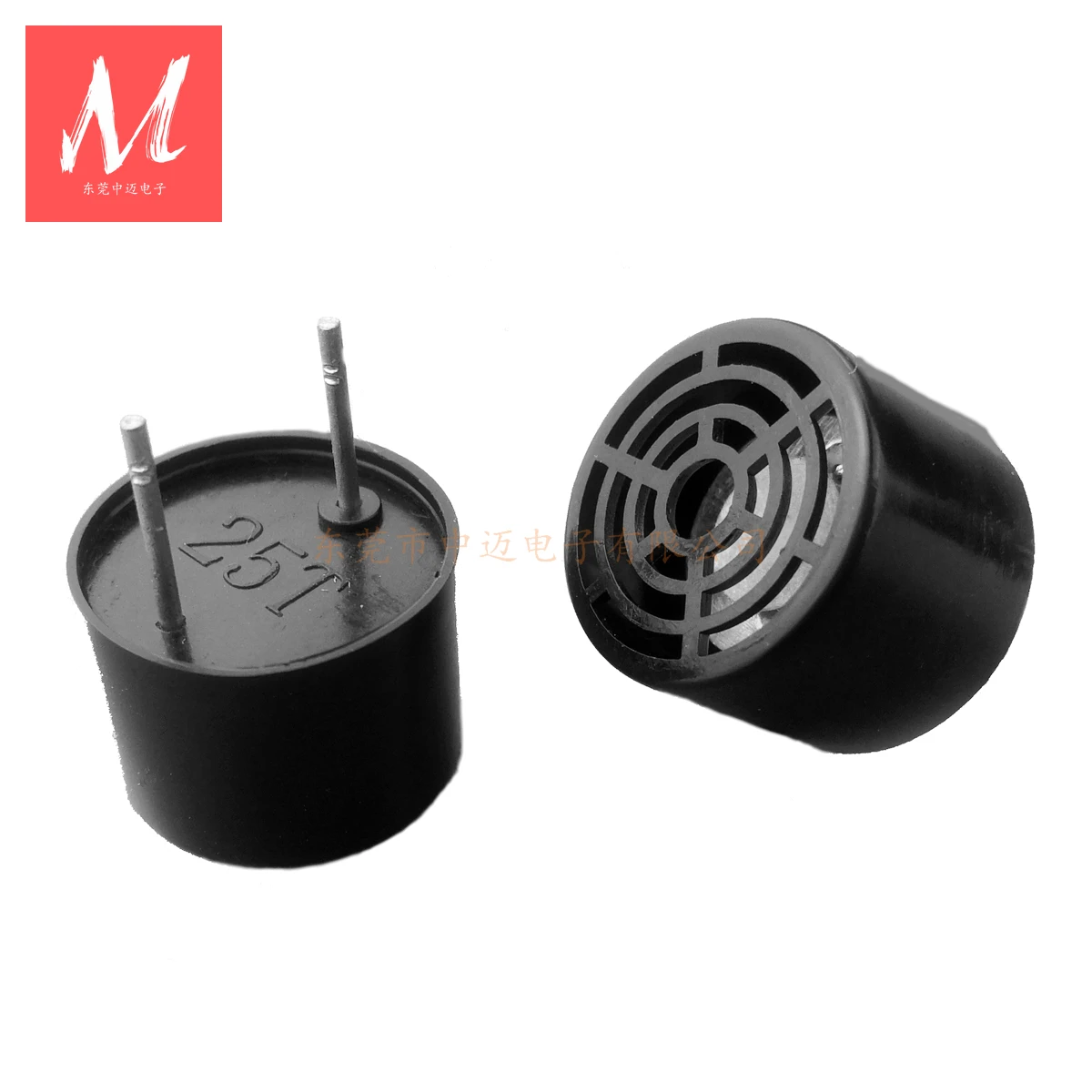 P1625T/R 16mm 25KHz Open Type Ultrasonic Sensor Plastic Case Ultrasonic Transducer