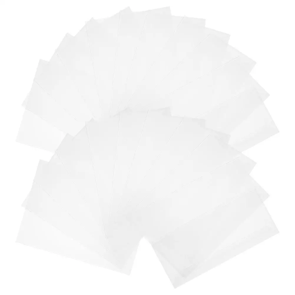20 Pcs Waterproof Book Cover Clear Plastic Sleeves Folders Protective Transparent Hard Soft Covers Document Card Jackets