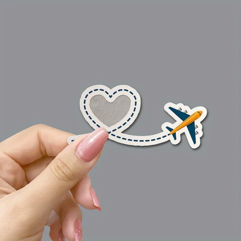 

Виниловая наклейка "I Love Travel" (1 шт.), декор в стиле авиапутешествий, водонепроницаемая, устойчивая к УФ-излучению наклейка для багажа, автомобиля, ноутбука