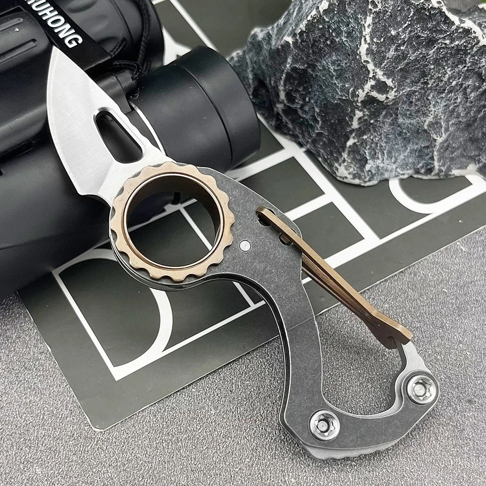 

Тактический нож 8Cr13Mov Blade, портативный нож для выживания в дикой природе, охотничий защитный нож, складной нож высокой твердости, инструмент для спасения в джунглях