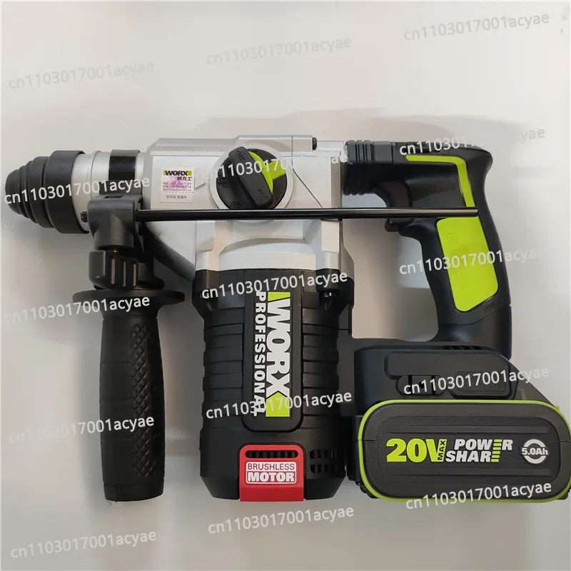 Multifunctional brushless impact drill, lithium battery electric hammer WU388 industrial grade lithium battery, power tools