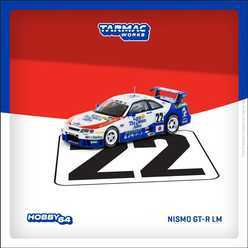 **Pre-Order** Tarmac Works 1:64 NISMO GT-R LM 24h of Le Mans 1995 Diecast Model Car