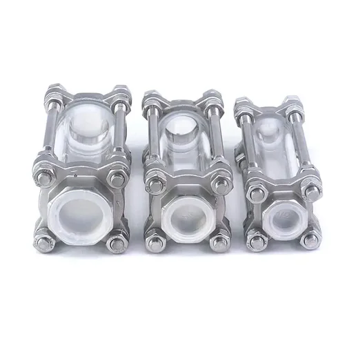 Imagen 2 del producto 1/2 ""3/4"" 1 ""BSPT DN15 DN20 DN25 PN6 hembra 304 lente de flujo de acero inoxidable indicador de visión dioptrías