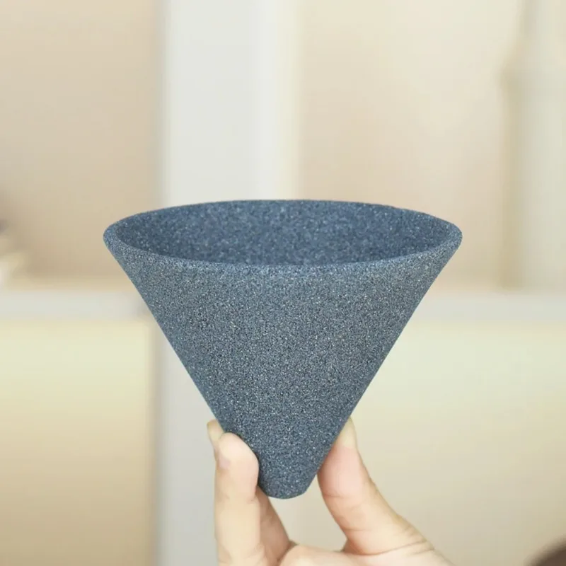 

Handmade coffee drip cup with 1 microporous ceramic coffee filter no filter paper required reusable, suitable for tea and coffee