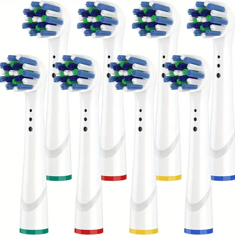 4pcs EB50 Cross Action Replacement Brush Heads For Oral B D12 D16 D100 3757 3709 pro3 pro1max electric toothbrush