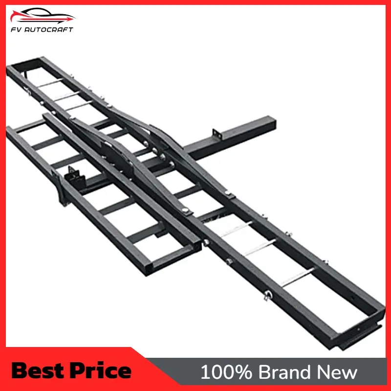 【2026】601 Motorcycle Hitch Carrier Heavy Duty Steel Dirt Bike Transport Hauler Rack Fits Vehicles With 2 Inch Trailer Hitch Rece