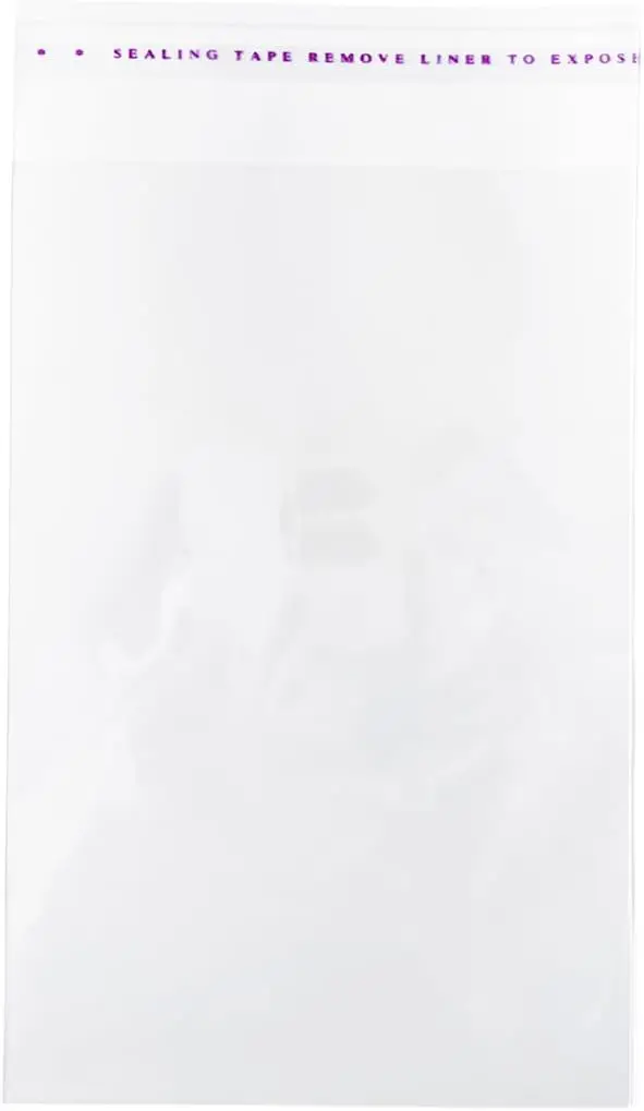 

200 Pcs Clear Self-Sealing OPP Bags, Resealable Packaging for Clothes, Toys, Candy, Gifts, Storage