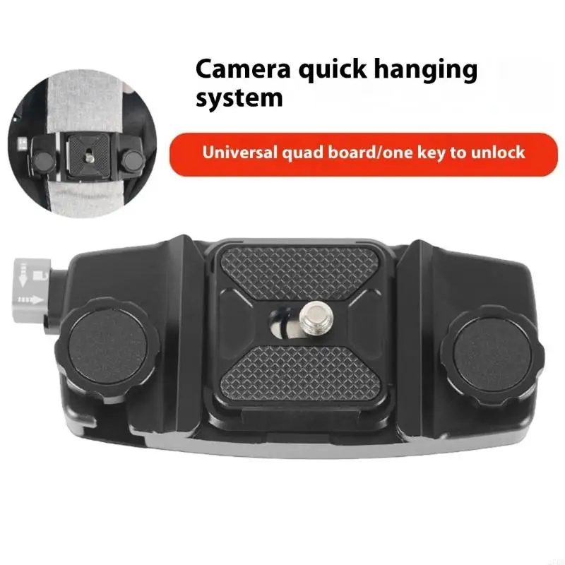 Aluminum DSLR Camera Quick Release Plate Clamp Quick Mount Tripod Mount Adapter Camera Clamp 1/4 Thread Mount