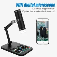 Microscope Flexible With Camera Stand Handheld HD Iphone PC 50x-1000x Wireless Inspection Digital For Ipad Magnification USB