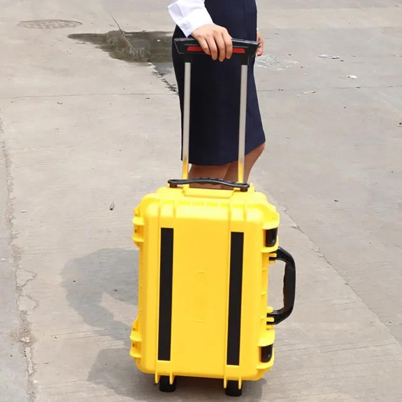 Harde Draagtas Trekstang Beschermende Doos Multifunctionele Fotografie Apparatuur Box Waterdichte Gereedschapskist Camera Veiligheidskist