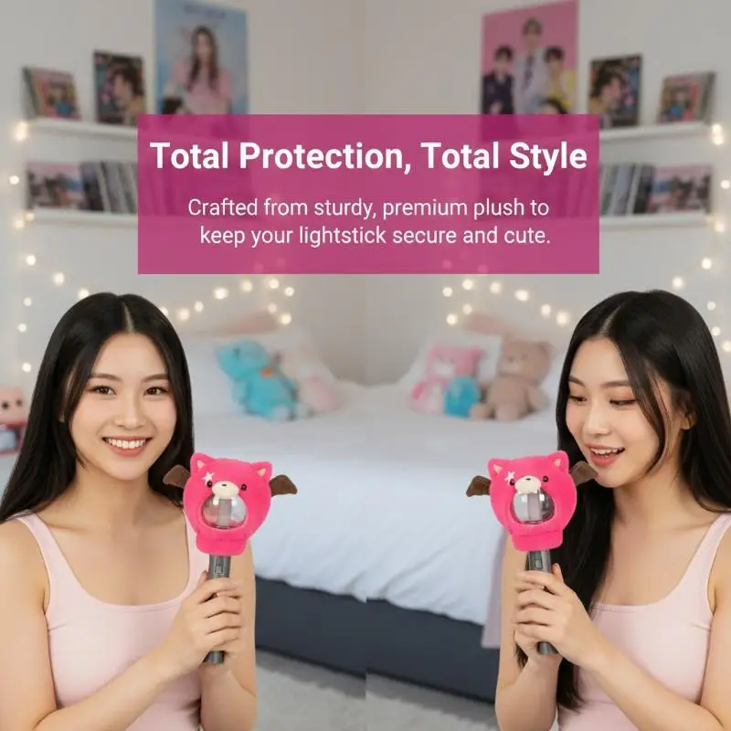 ENGENE Lightstick Protective Cover Dustproof for Kpop Events