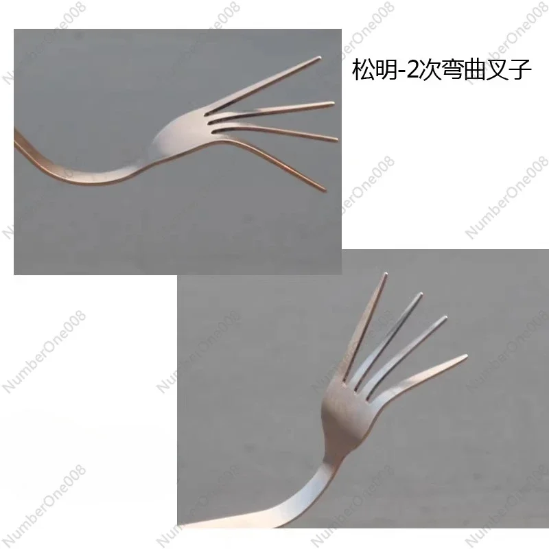 

Mind Bending Spoon Fork 2nd Generation Repeatable Bending Magic Prop Metal Fork Two-Time Bend Close-up Magic Trick