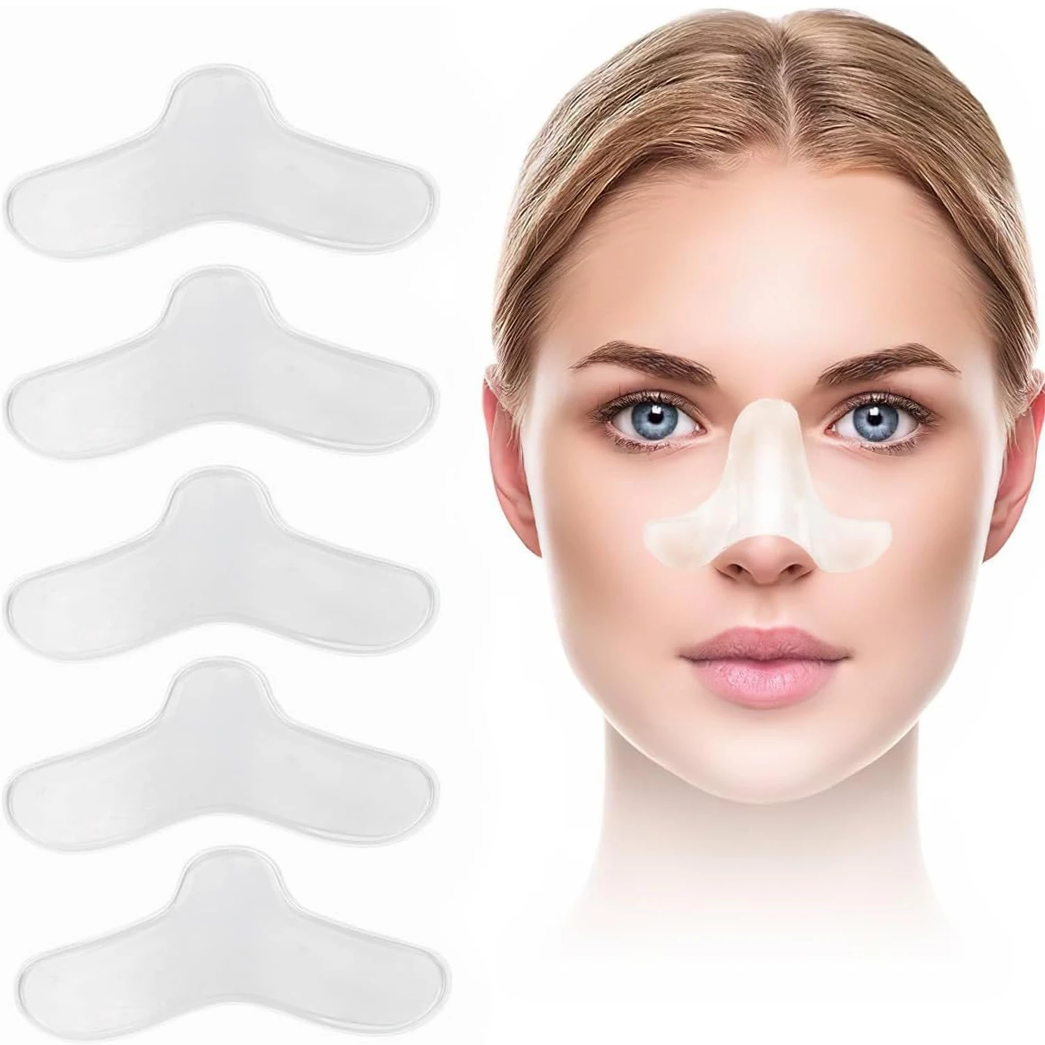 1-20 Almohadillas Nasales para Mascarilla CPAP, Almohadilla Nasal para CPAP, Suministros para Máquina CPAP, Almohadilla de Confort para Mascarilla de Apnea del Sueño, Cojín para la Mayoría de las Máscarillas