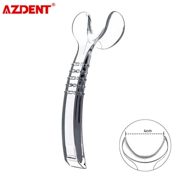 AZDENT 치과 구강 오프너, 치과 교정 입술 뺨 견인기, 투명 마우스 스프레더, 치과 재료, 10 개