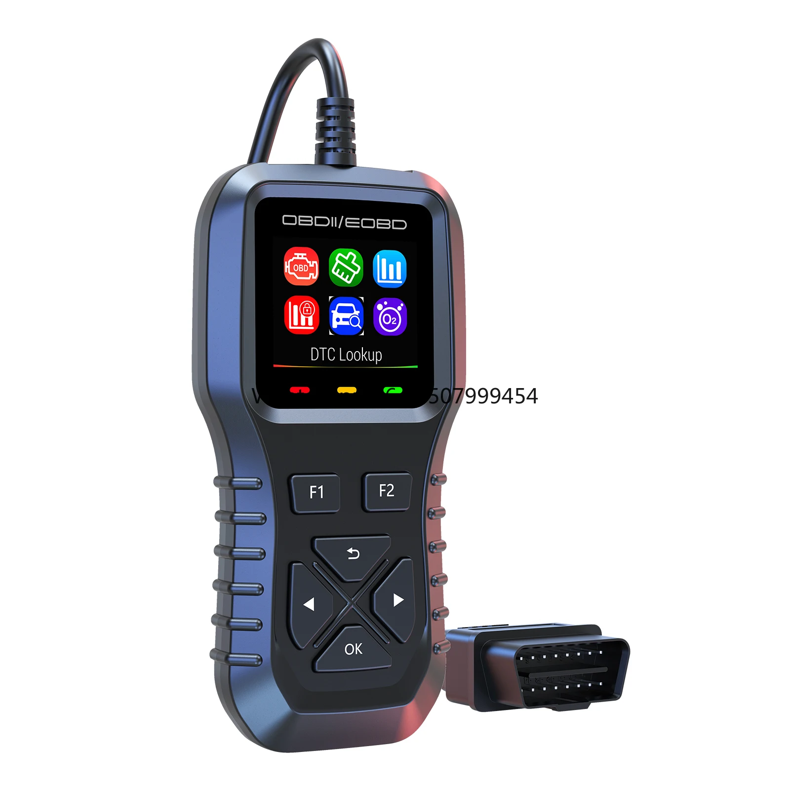 Direct Factory WiiYii K1 OBD2 Scanner Diagnostic Tool 1 Year Warranty 12 Language 9 Vehicle Models Compatibility 1.77