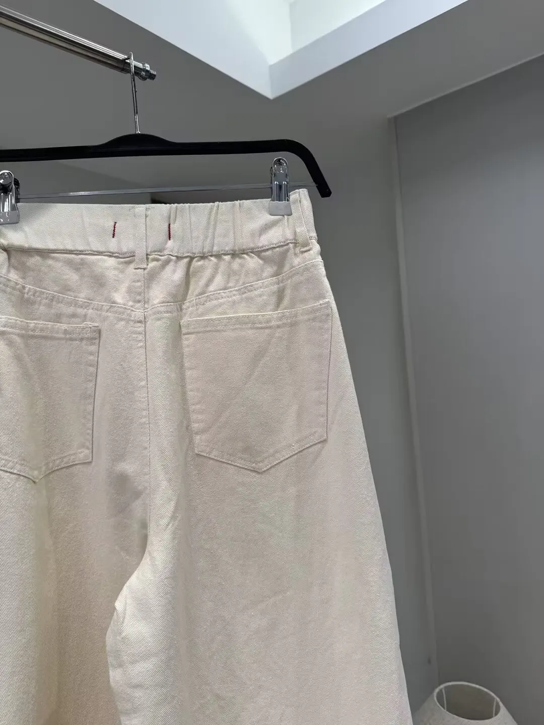 Pantalones de mezclilla holgados para Mujer, pantalón de pierna ancha, de cintura alta, estilo Retro, informal, a la moda, 2024