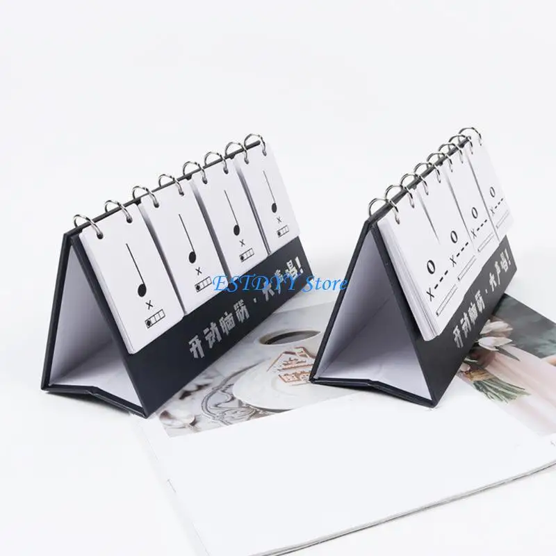 G6DE Rhythm Practice Music Notation Cards for Self Study Classroom Musicians Training Cards for Rhythm Learning Experiences