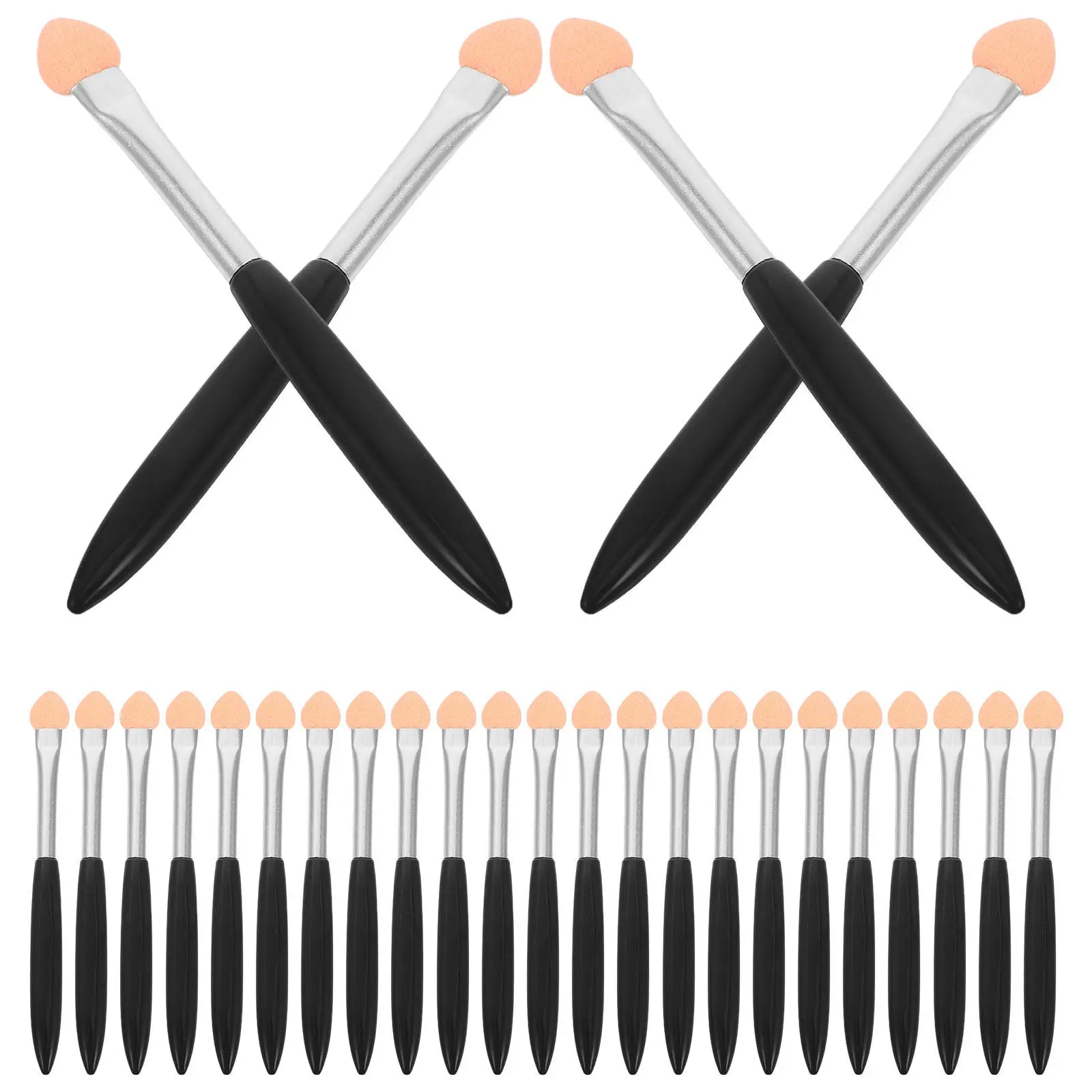 60Pcs Miniature Painting Brushes Sponge Applicators for Crafts Reusable Soft Blending Sponges Ideal for Card Making Scrapbooking