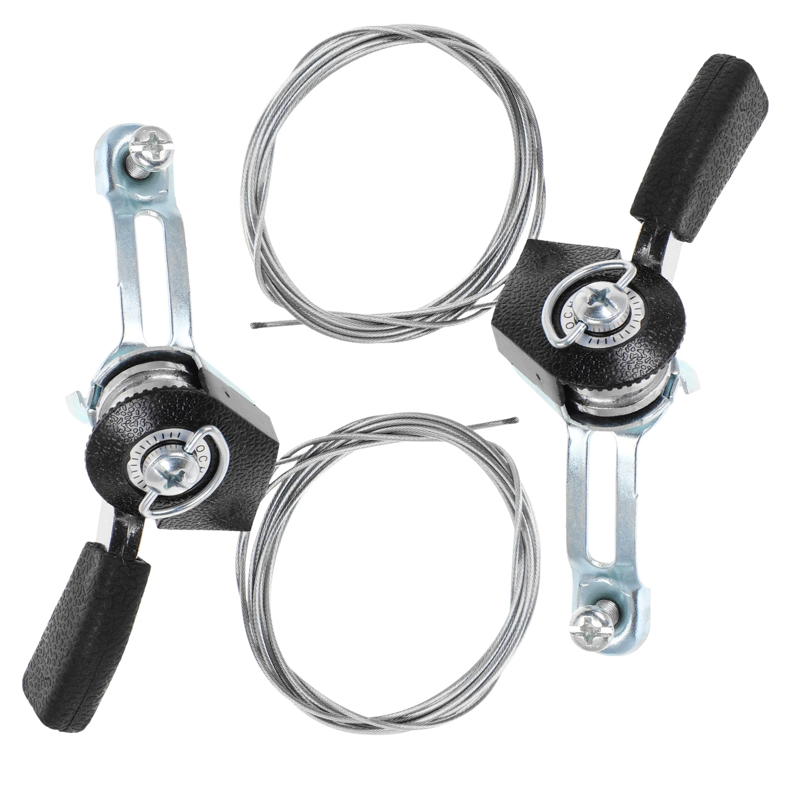 

1 Pair Aluminum Bike Shifter Controller Ergonomic Lightweight Smooth Gear Adjustment Flexible Throttle Cable Handlebar Shift