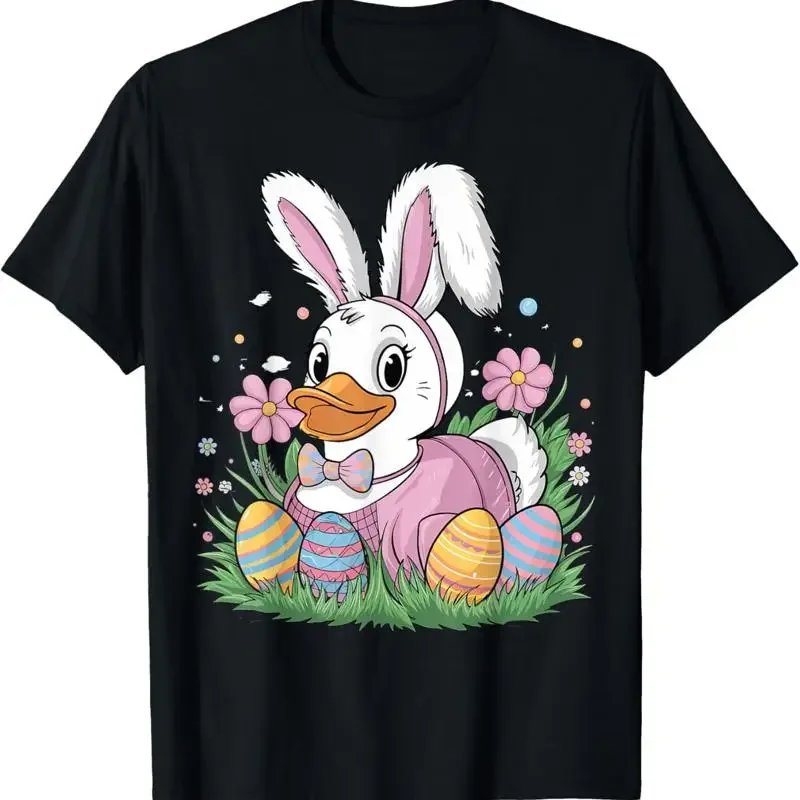 Easter Eggs Rubber Duckie Bath Duck Cartoon T Shirt