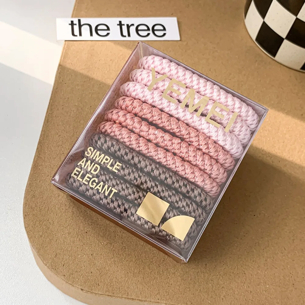 

Hair Tie Basic Hair Rope Set 10pcs/Set Cute Hair Ring Rubber Band Korean Style Ponytail Holder Colorful Hair Scrunchies Daily