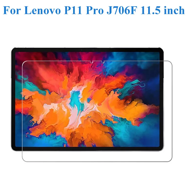 

2PCS For Lenovo Tab P11 Plus TB-J606F TB-J606N 11 inch Tempered Glass Screen Protector P11 Pro J706F 11.5 Tablet Protective Film