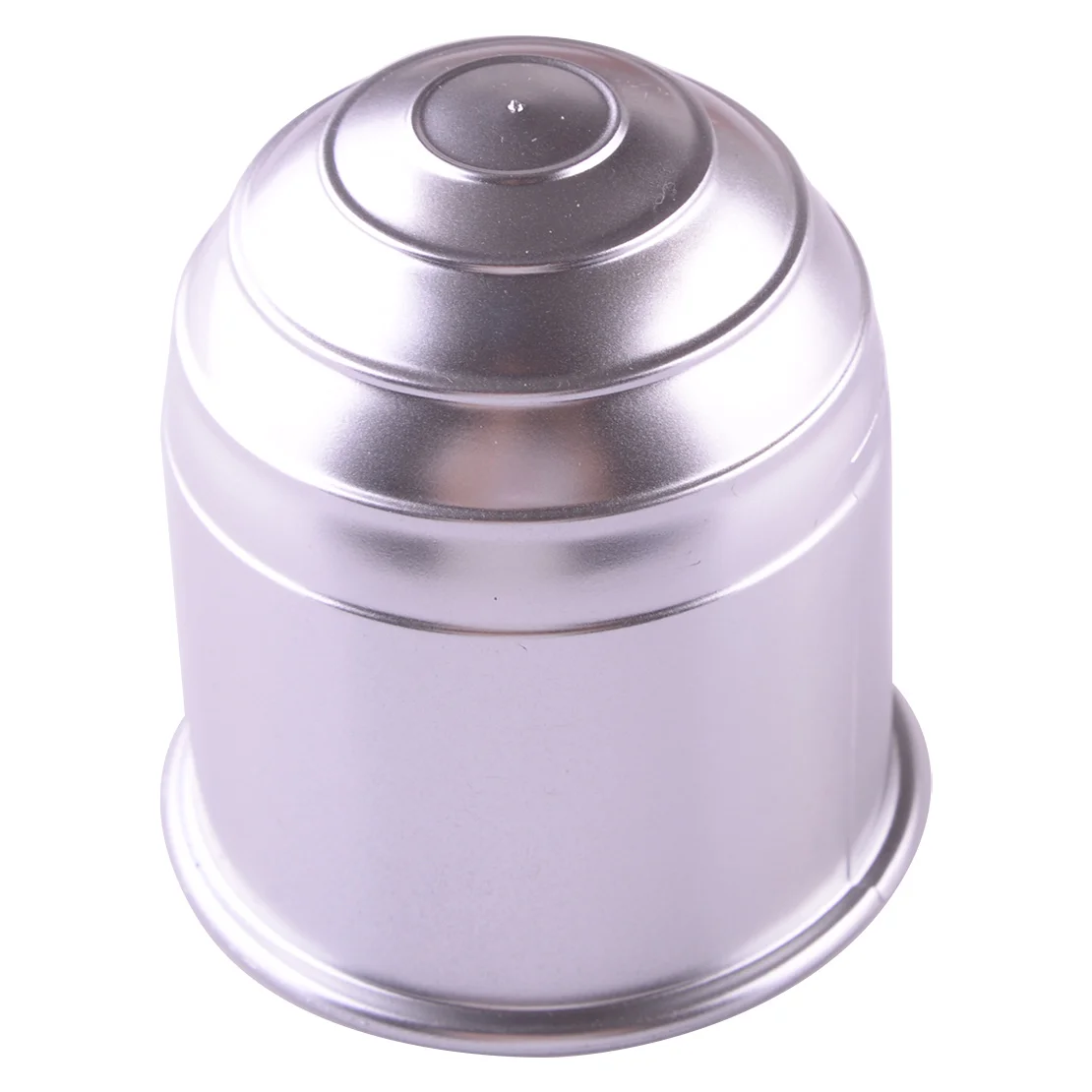 

Universal 2 Inch Tow Bar Ball Cover Cap Hitch for Car Caravan Trailer Camper Silver Plastic