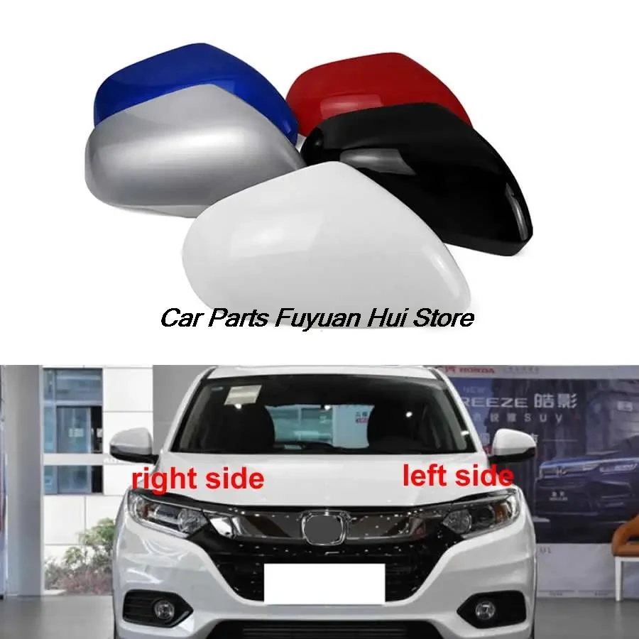 For Honda Vezel XRV HR-V 2015-2022 Car Accessories Reversing Mirrors Cover Rearview Mirror Housing Rear Shell Color Painted