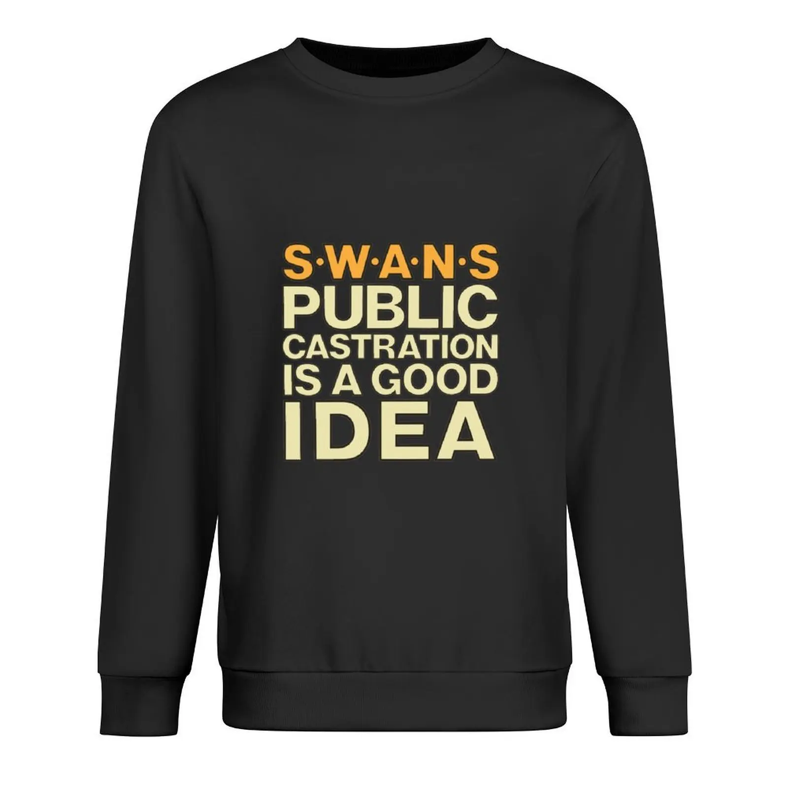

SWANS tshirt Public Castration Is a Good Idea SWANS band shirt Industrial Swans NYC Pullover