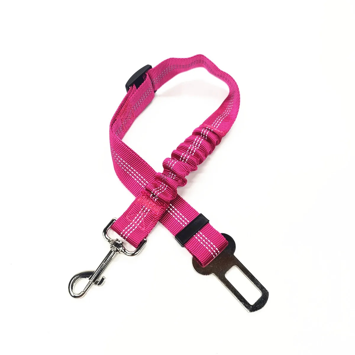 Verstellbarer Hundesautositzgurt für Hunde, Nylon, reflektierende Dämpfung, Elastizität, Auto, Reisen, Hundezubehör für Hunde