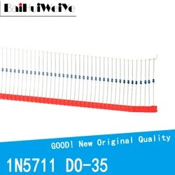 20PCS/LOT 1N5711 IN5711 70V SMALL SIGNAL SCHOTTKY DIODE DO-35 New Good Quality Chipset