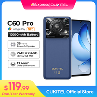 Oukitel C60 PRO smartphone 10000mAh Battery 24GB+256GB 6.88\