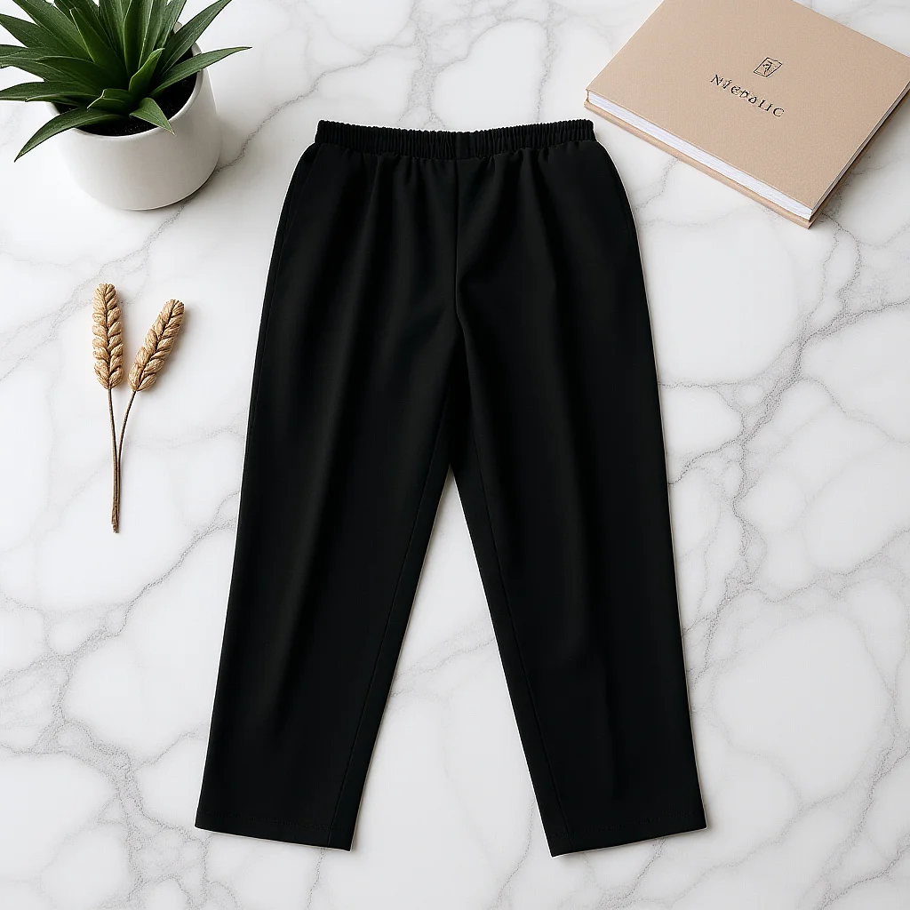 Pantalones de Chef transpirables, pantalones negros para restaurante, ropa de trabajo para hombres y mujeres, pantalones sueltos, poliéster, algodón, suministros de cocina a prueba de aceite