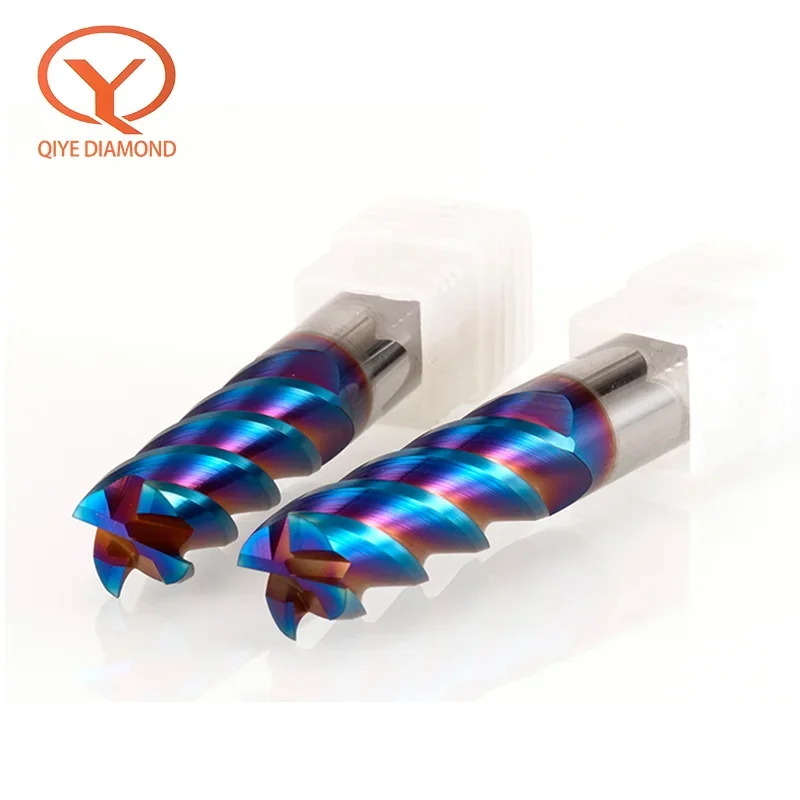 Imagem -05 - Fresa de Topo de Liga Dura Hrc65 10 12 17 18 20 mm Flauta Fresadora Ferramenta de Revestimento de Liga Fresa de Topo de Usinagem Cnc