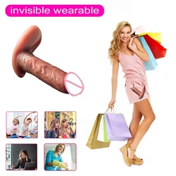 Vibratori Dildo per le donne G-spot clitoride telecomando vibratore indossabile mutandine a farfalla invisibili giocattoli del sesso del pene vibrante