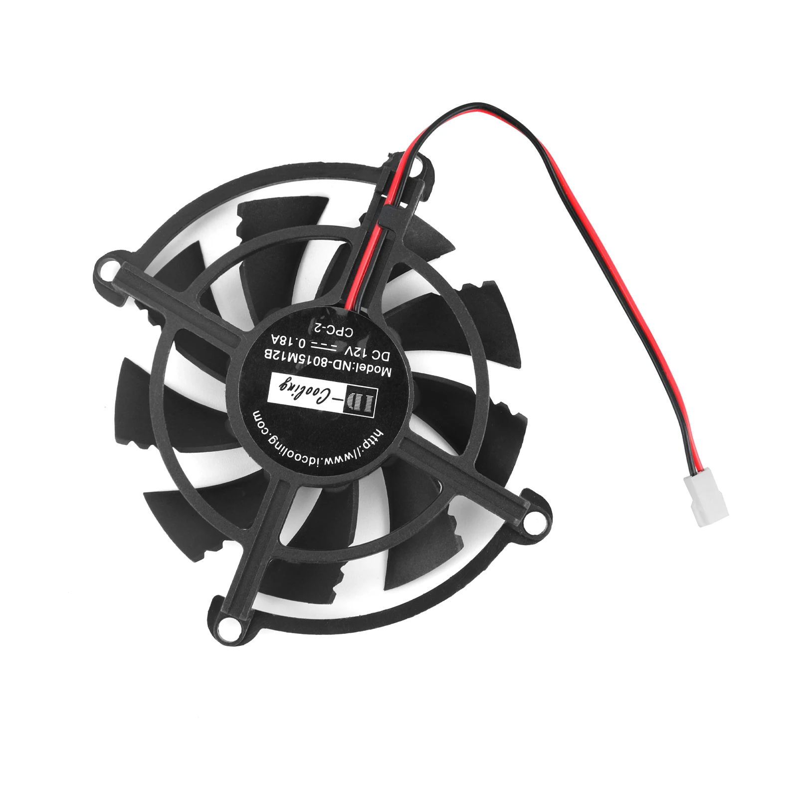 New 75MM 2Pin ND-8015M12B Cooler Fan Replacement For BIOSTAR NVIDIA GeForce GTX 750 Ti GPU 2GB GDDR5 Graphics Video Card Fans