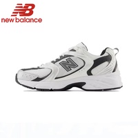 Original New Balance NB 530 Classic Vintage Mesh Fabric Faux Leather Casual Men's and Women's Running Shoes White MR530EWB