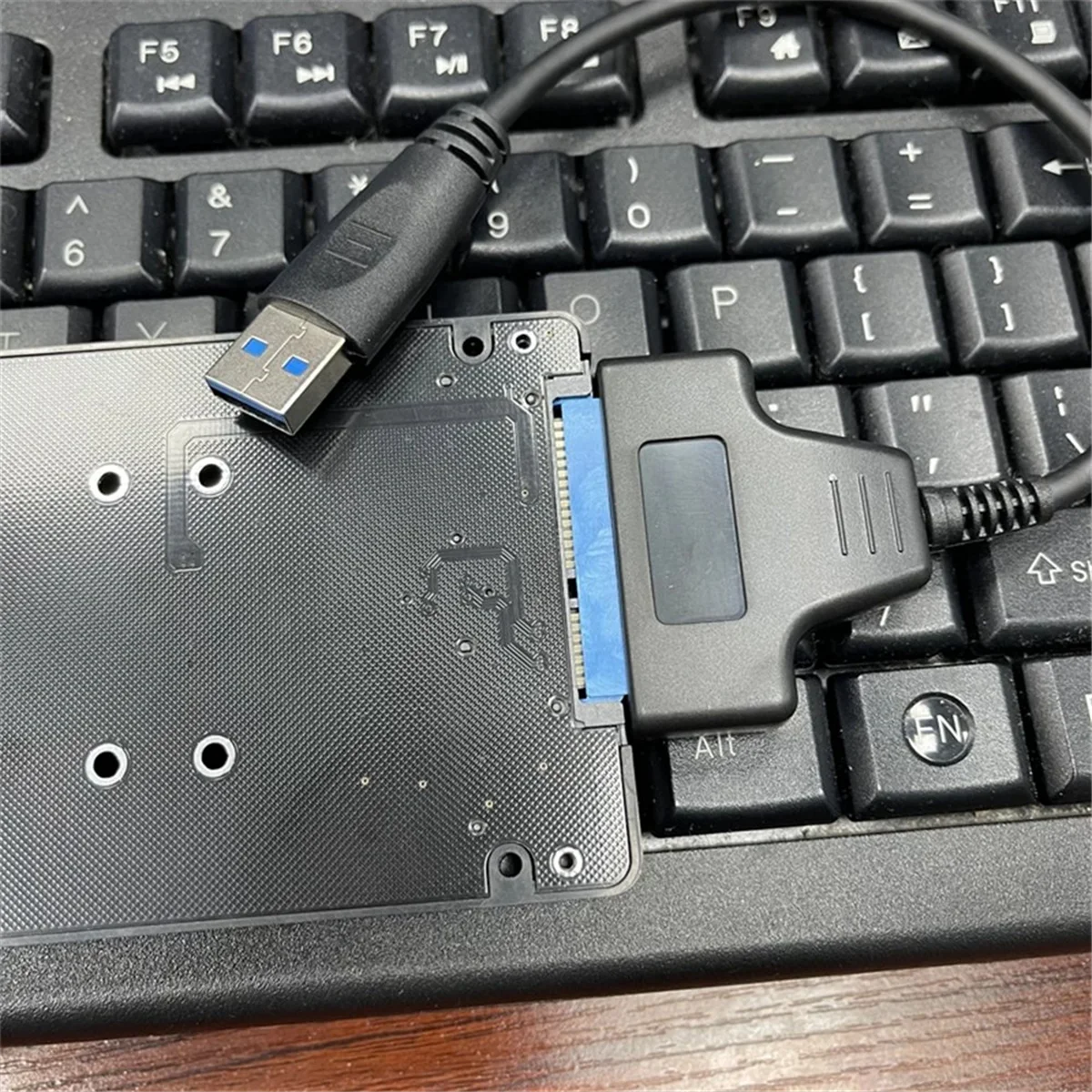 Adaptador Dual M.2 NGFF a SATA 3,0 SSD, NGFF SATA SSD B Key a SATA 3,0, placa Convertidora de 6Gbps para ordenador portátil y PC de escritorio