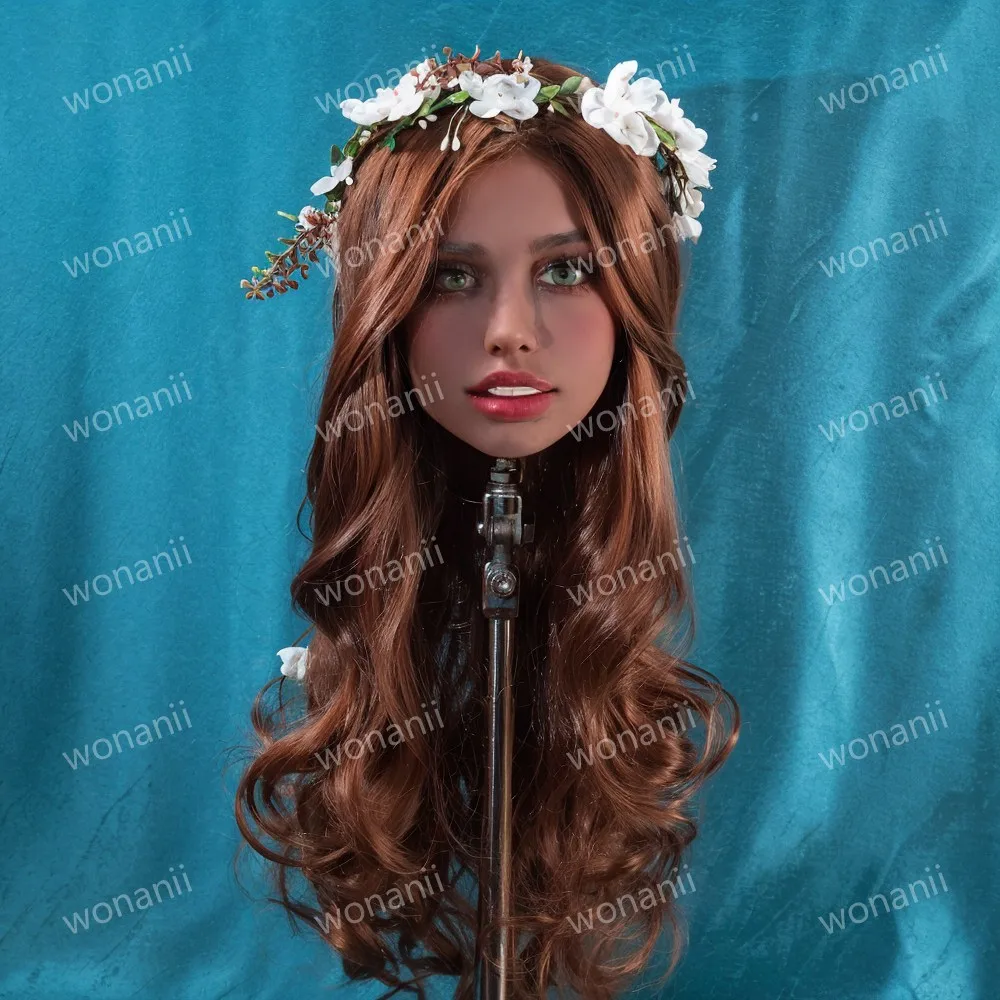 

Модель женской головы, изготовлен из материала TPE, со сменными париками, подходит как для мужчин и женщин, сексуальная голова куклы, с изысканным производством