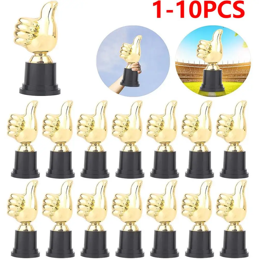 

1-10Pcs Mini Awards Trophies Reward Thumbs Trophy Toys Encouragement Mini Victory Kids Competition Prize for Home Desktop Decor