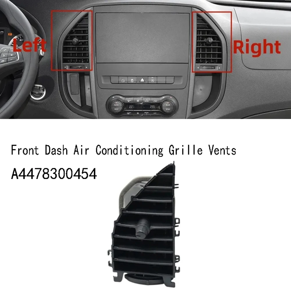 

A77T-Front Dash Center Air Vent Air Conditioning Grille Vents For Mercedes-Benz Vito V260 W447 W448 15-24