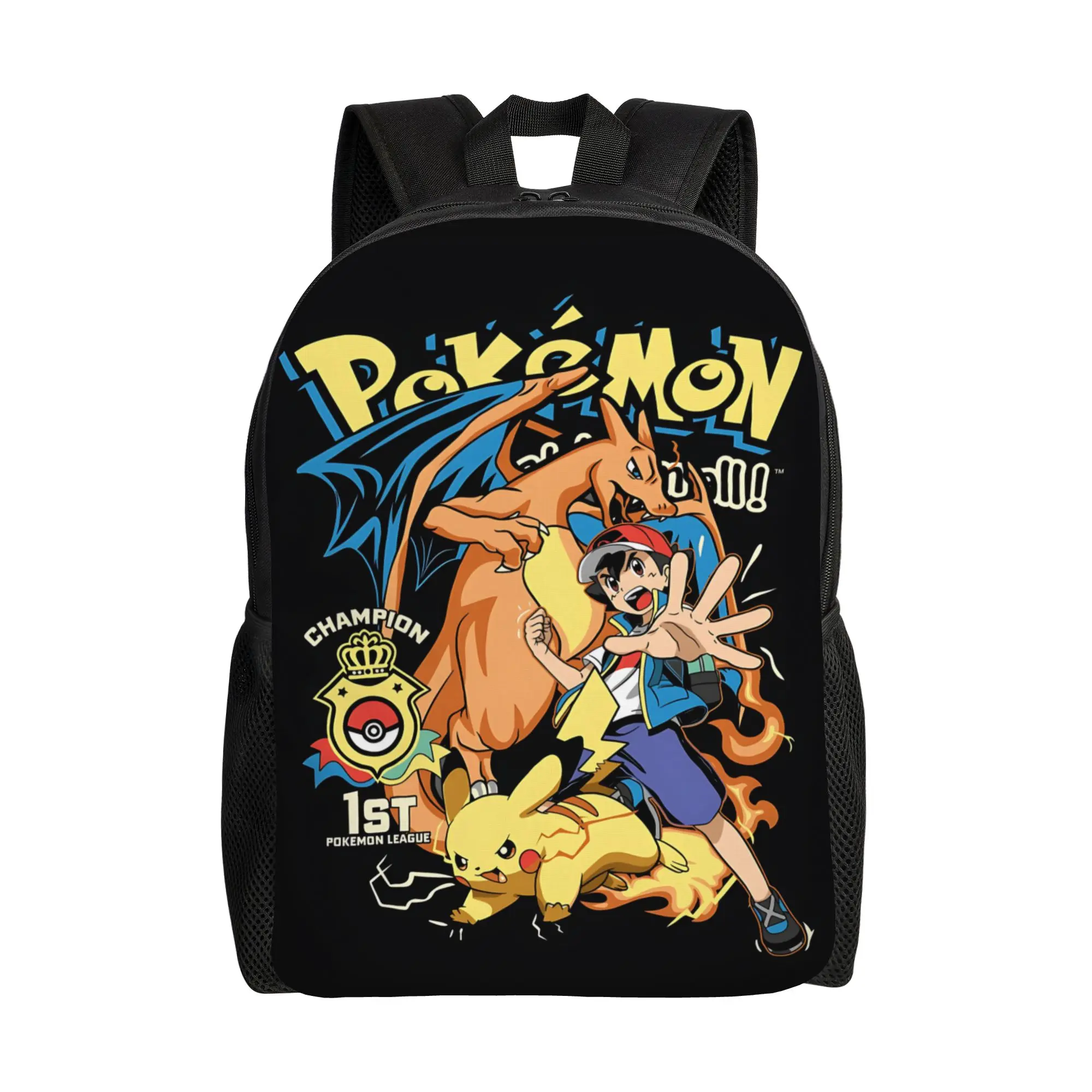 

Fashion Backpacks Pokemon Backpack Daypack Charizard mochila School Large Capacity Rucksack