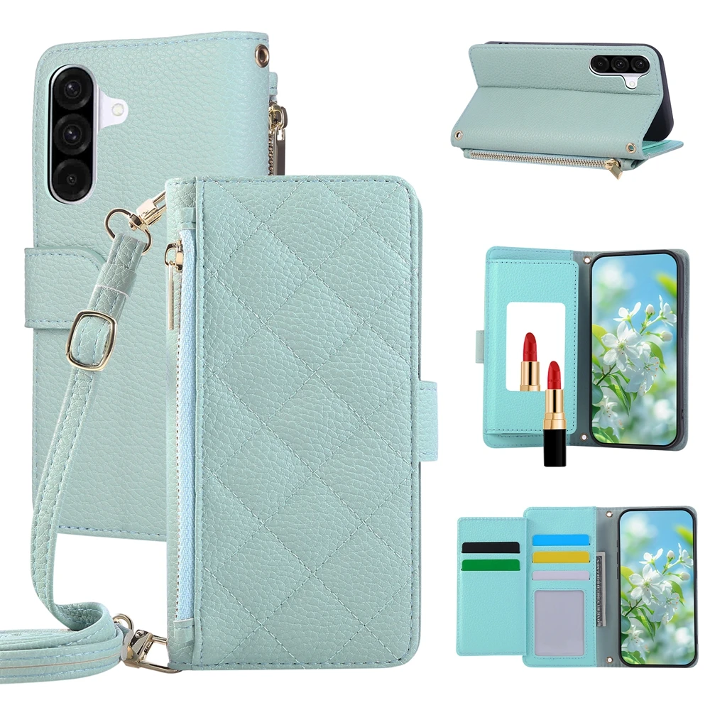

Crossbody Wallet Case for Samsung Galaxy A06 56 26 36 16 55 35 15 A05S A24 34 14 54 23 33 13 53 13 32 52 22 12 F04 M04S E 5G 4G