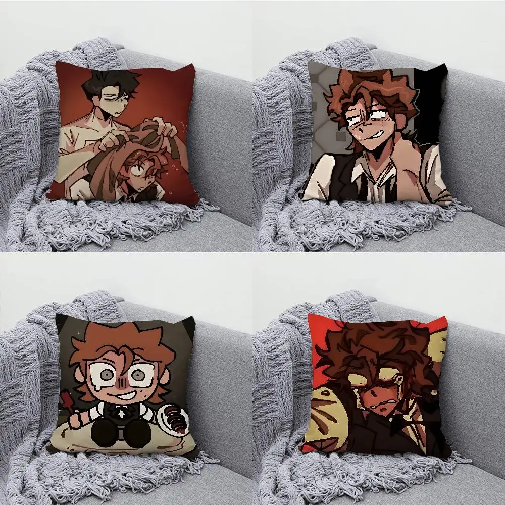 Vincent Rody Dead P-Plate Throw Pillow Case For 45x45cm 55x55cm 30x30cm Square Car Pillowcase Home Bedchamber Decor Gift