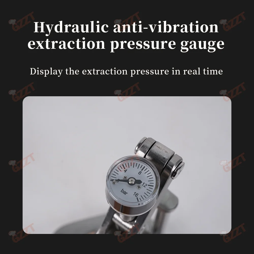 Hand Press Espresso Maker, Quick Disassembly Labor‑saving Pull Rod Variable Pressure Extraction Coffee Brewing Tool for Outdoor