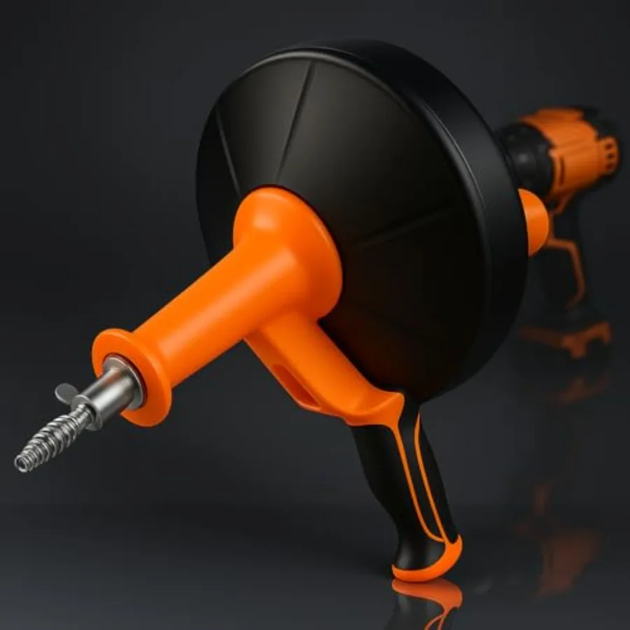 

42 Feet Drain Snake Hair Drain Clog Remover Manual Or Powe Plumbing Snake With Drill Adapte Unclog Sink Drain Tool Drain Auger