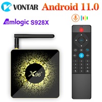 X96 X10 Amlogic S928X-J TV Box 8GB RAM 64GB ROM Support Dolby 8K USB3.0 Wifi6 BT5.2 1000M LAN Set Top Box Media Player