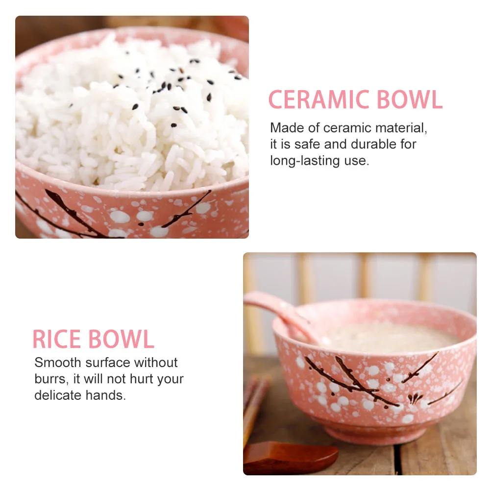 

2 Pcs Bowl Fruit Bowls for Modern Kitchen Ceramic Dessert Salad Porcelain Cereal