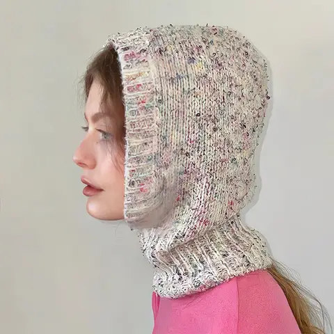 2025 새로운 겨울 따뜻한 모자 니트 폭격기 모자 보닛 뜨개질 한국 여성 Gorros Balaclava 풀오버 니트 모자 Best5